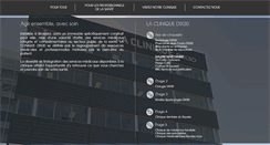 Desktop Screenshot of cliniquedix30.com